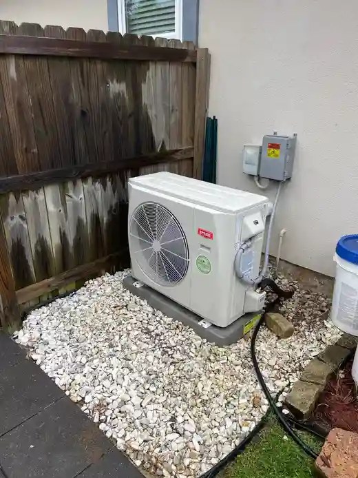A Bryant condenser system installed at a home